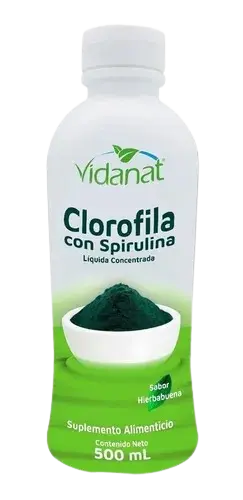 clorofila con spirulina liq concentrado 500ml