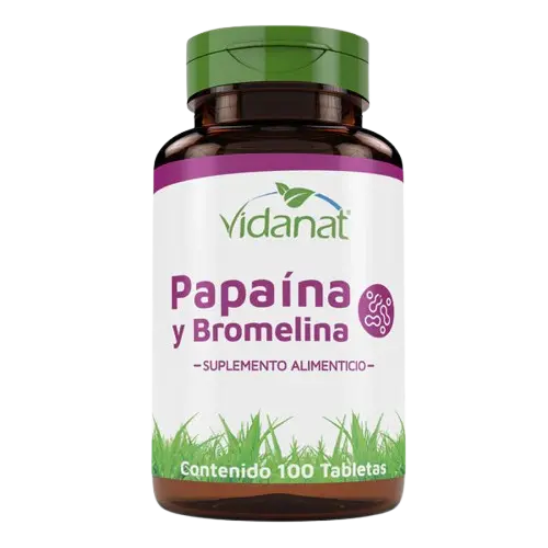 Papaina y Bromelina c/100 tabs (vidanat)