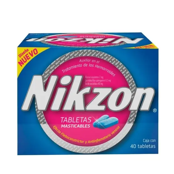 NIKZON 20/8.3/40MG TAB MAST C/40 *GNL*